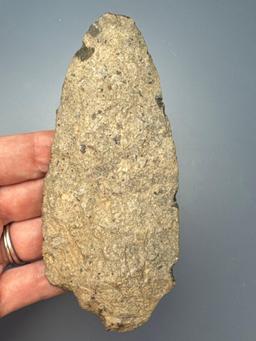 5" Rhyolite Morrow Mountain Point, This and others were found in fields next to the Conn. River in E
