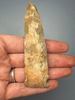 3 3/4" Side Notch Point, Found in Tennessee, Nice Sized Point, Ex: Tex Mulnite, Mulka Collection