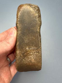 RARE 4 1/4" Grooved Gouge, This and others were found in fields next to the Conn. River in East Wind