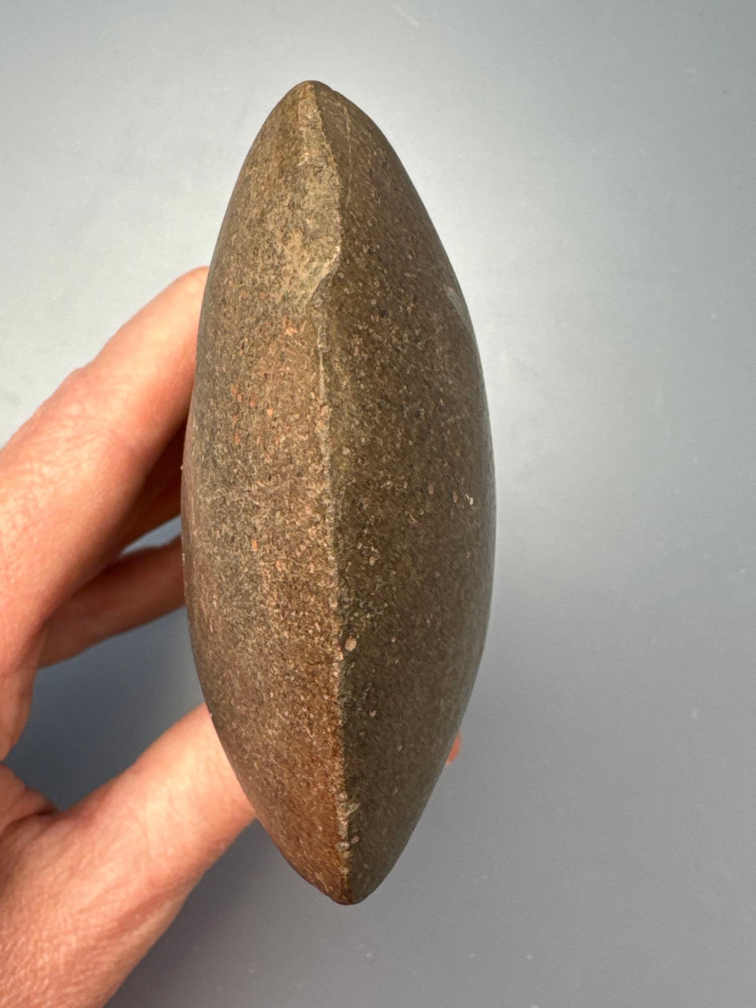4 3/4" Flared Bit Celt, Polished Bit, This and others were found in fields next to the Conn. River i