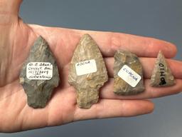 Lot of Various Points, Several with Specific Information, Longest is 2" Central States