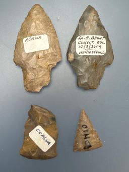 Lot of Various Points, Several with Specific Information, Longest is 2" Central States