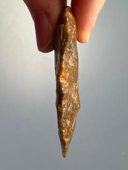 FINE 2 1/4" Agate Jasper Blade, Found in the Western US, Fantastic Example, Well-Flaked, Ex: Podpora