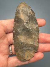 3 1/2" Nice Onondaga Chert Knife, Found in New York State, Ex: Dave Summers Collection