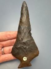 HIGHLIGHT 5 3/4" Chert Point, Labeled as Ashtabula, Found in Trumbull Co., Ohio, Looks to be a Varia