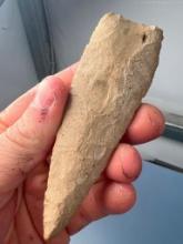 HIGHLIGHT 4" Fluted Paleo Lanceolate, This and others were found in fields next to the Conn. River i