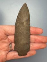 3 7/8" Esopus Chert Stem Point, This and others were found in fields next to the Conn. River in East