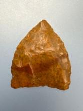 1 1/8" Jasper Levanna Triangle, Found in Maryland, Ex: Pat Sutton Collection