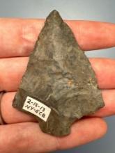 2 3/9" Chert Perkiomen, Ancient Basal Damage, Found in New York, Ex: Podpora Collection
