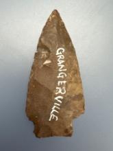 2 1/2" Normanskill Chert Broad Point, Found in Grangerville, New York