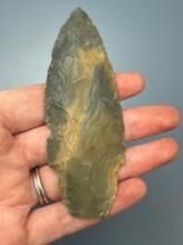 3 3/4" Hornstone Adena-Related Point, From an Old Collection out of Philadelphia, PA, Central States