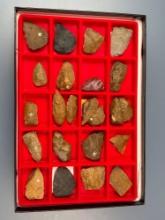 Lot of Various Jasper Artifacts, Preforms, Longest is 2", Found in Pennsylvania
