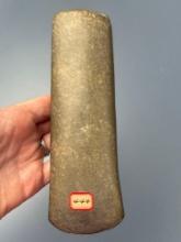 Stunning 7 1/8" Flared Bit Celt, Excellent Example, Found in Elmira, Missouri, Great Condition