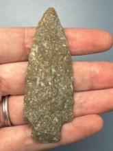 2 7/8" Quartzite Bare Island Pint, Found in Lehigh Co., PA, Ex: Mingle, Cicero Collections