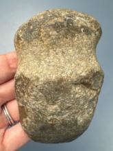 3 5/8" Miniature Quartzite Full Grooved Axe, Rare Material for an Axe, Found in Lehigh Co., PA, Ex: