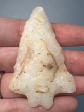 SUPERB 2 1/2" Quartz Stanly Point, Well-Made and Wide Example, Found in North Carolina