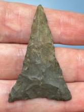 Impressive 1 3/4" Onondaga Chert Triangle Point, Found in New York