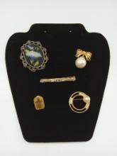 5 Vintage Unique Estate Jewelry