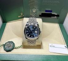 Brand New 41mm Rolex Oysterperpetual Datejust Blue Dial Comes with Box & Papers