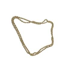 14K YELLOW GOLD SOLID GOLD ROPE CHAIN WEIGHT APPROX :-50.00 GRAM