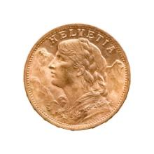 Swiss 20 Franc Gold Coin (Date of our Choice)