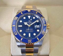 New 41mm Submariner Two-Tone Comes with Box & Papers