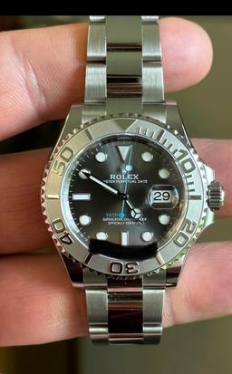 New Rolex Yachtmaster Ref 268622RSO Comes W/Box & Papers
