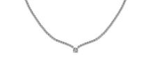 Certified 6.08 Ctw SI2/I1 Diamond 14K Rose Gold Necklace