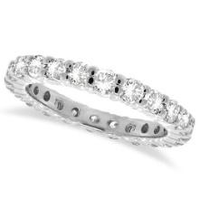 Diamond Eternity Ring Wedding Band 14k White Gold 1.07ctw