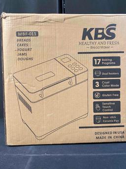 KBS 17-in-1 Bread Maker 710W Dual Heaters Bread Machine
