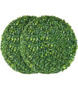 AILANDA 4 PCS' Artificial Plant Topiary Ball for Outdoor, Faux Boxwood Balls Garden Spheres