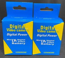 2 Digital Video Camera Digital Power Mini Digital Video Battery Lithium Ion