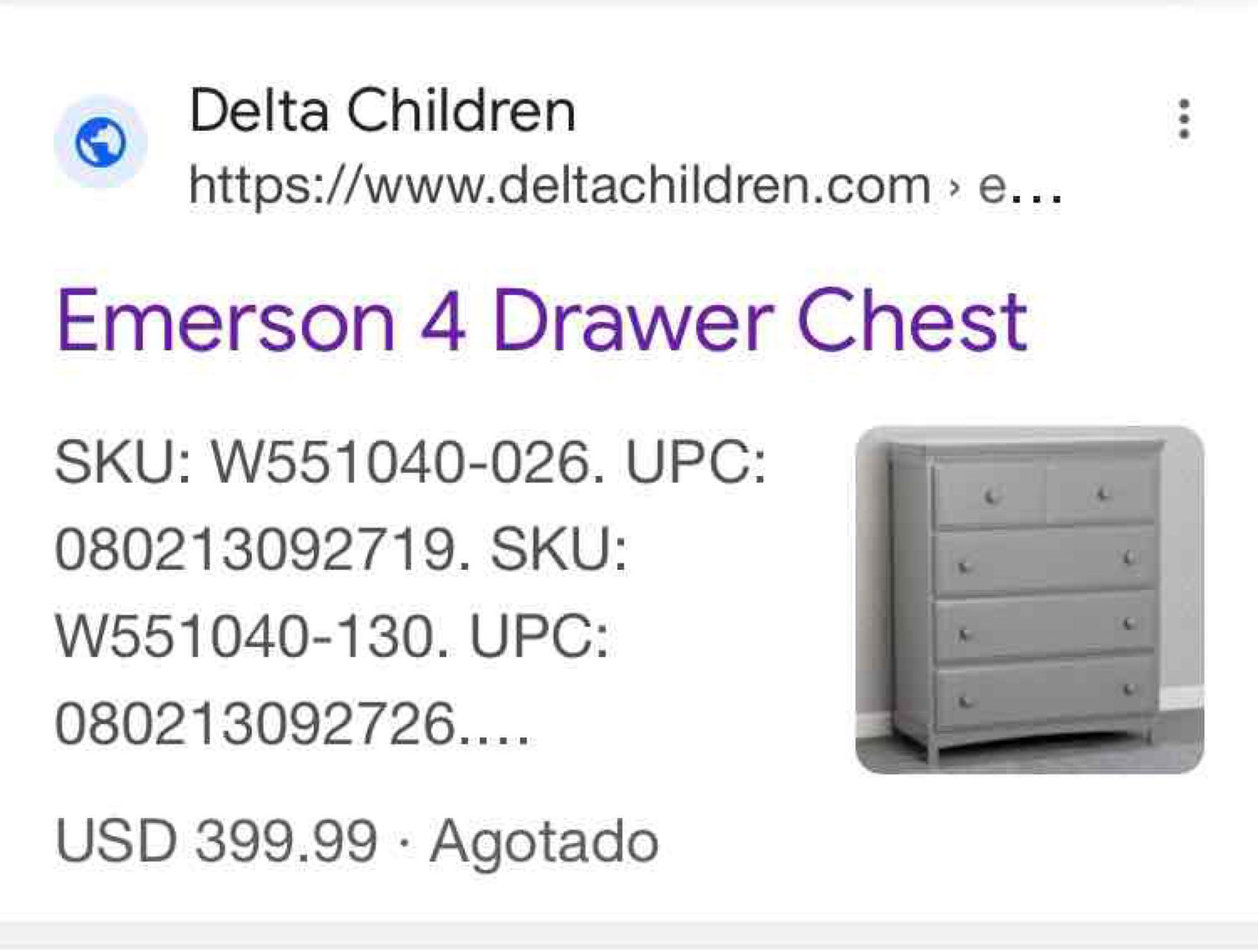 Delta Children 4 Drawer Chest