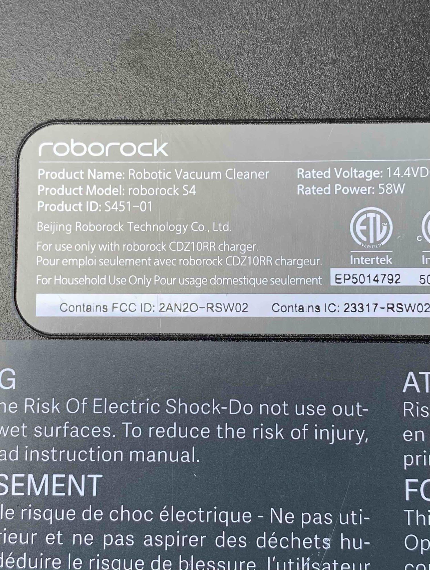 Roborock S4 Robot Vacuum Cleaner