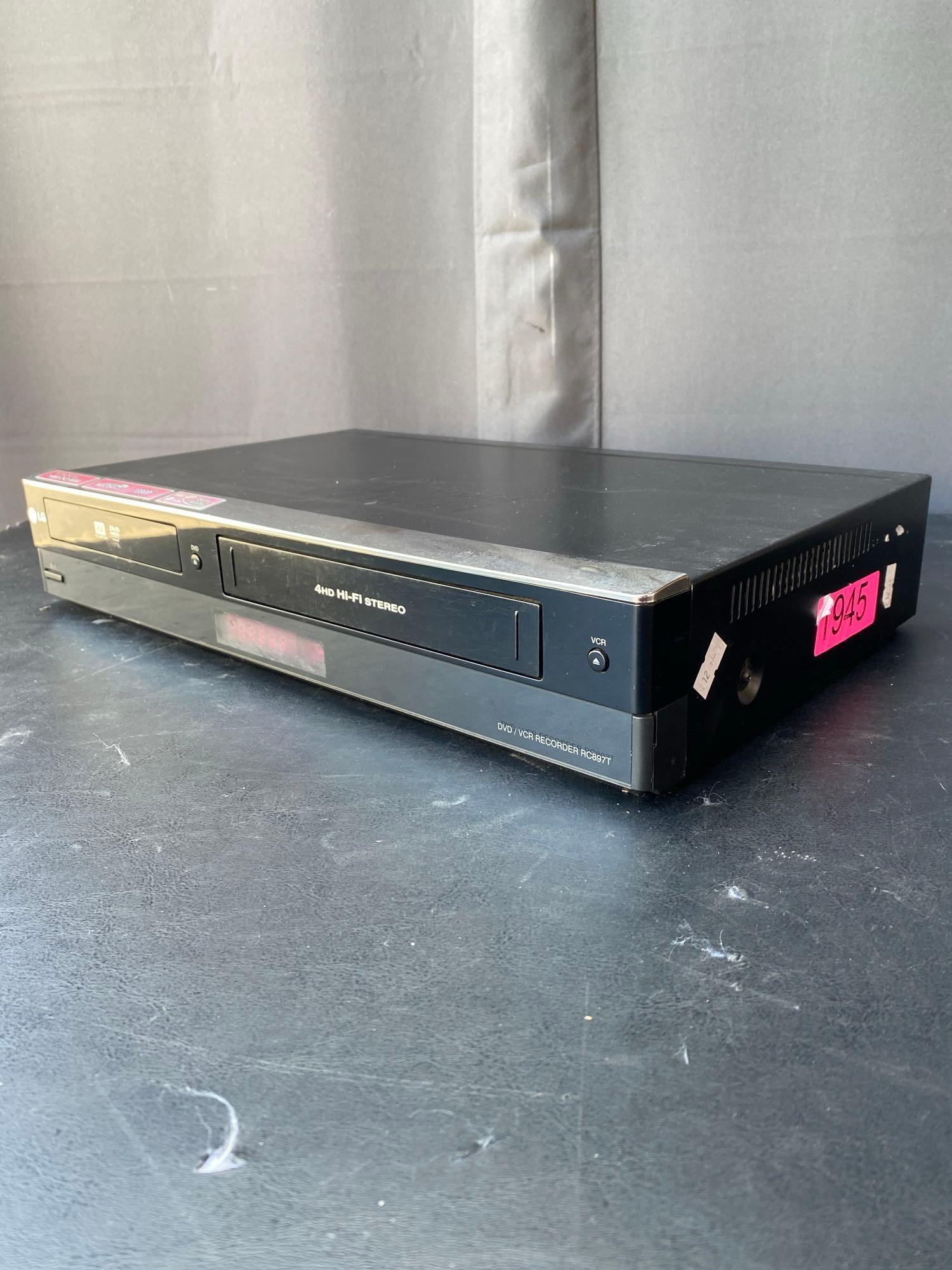 LG DVD Recorder and VCR Combo
