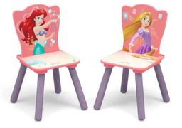 Delta Children Princess Table and Chair Set with Storage