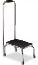 DMI Step Stool with Handle and Non Skid Rubber Platform, Lightweight and Sturdy Stool for Seniors