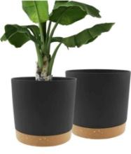 QCQHDU Plant Pots Set of 2 Pack, 12 inch