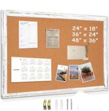 Cork Board for Walls Corkboard 37.0 x1.57x26 Inches Bulletin Boards for Walls Decorative Hanging Pin