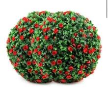 Sunnyglade 4 PCS Inch Artificial Plant Topiary Ball Faux Boxwood Decorative Balls For Backyard