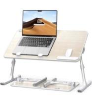 Laptop Desk for Bed, SAIJI Lap Desks Bed Trays for Eating Writing, Adjustable Computer Laptop Stand