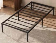JTPTU 18 Inch High Twin Bed Frame No Box Spring Needed