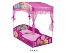 Delta Children Disney Princess Plastic Sleep and Play Toddler Bed with Canopy by Delta Children
