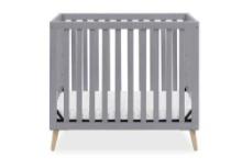 Delta Children Essex Convertible Mini Baby Crib with 2.75-Inch Mattress