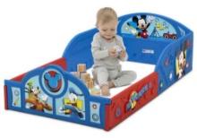 Delta Children Mickey Mouse Plastic Sleep and Play Toddler Bed