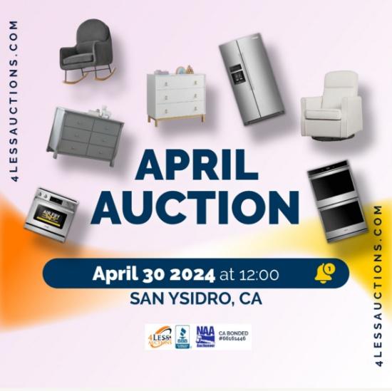 4Less Auctions -April 30th Liquidation Sale