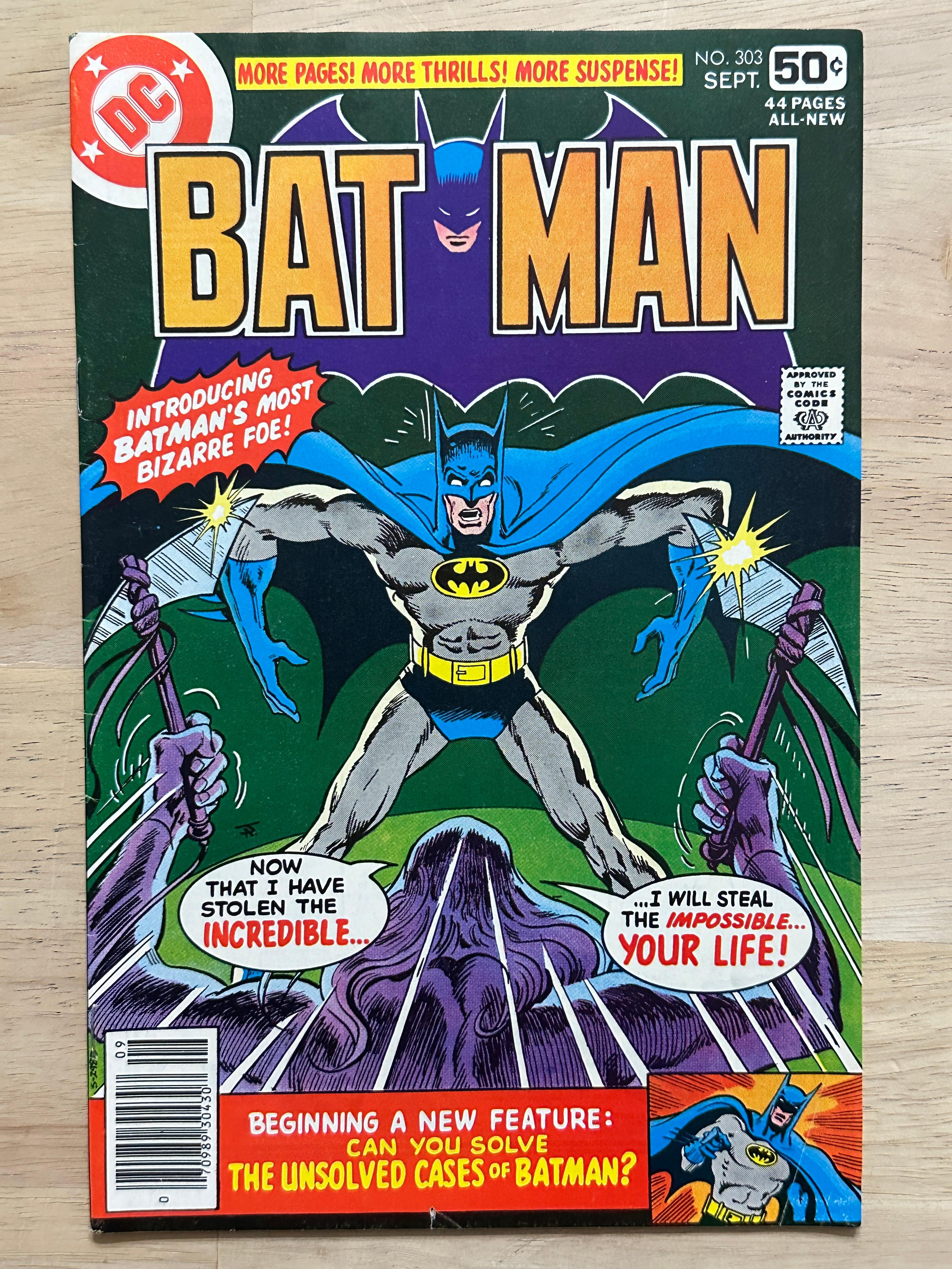 (6) Vintage DC Batman Comics