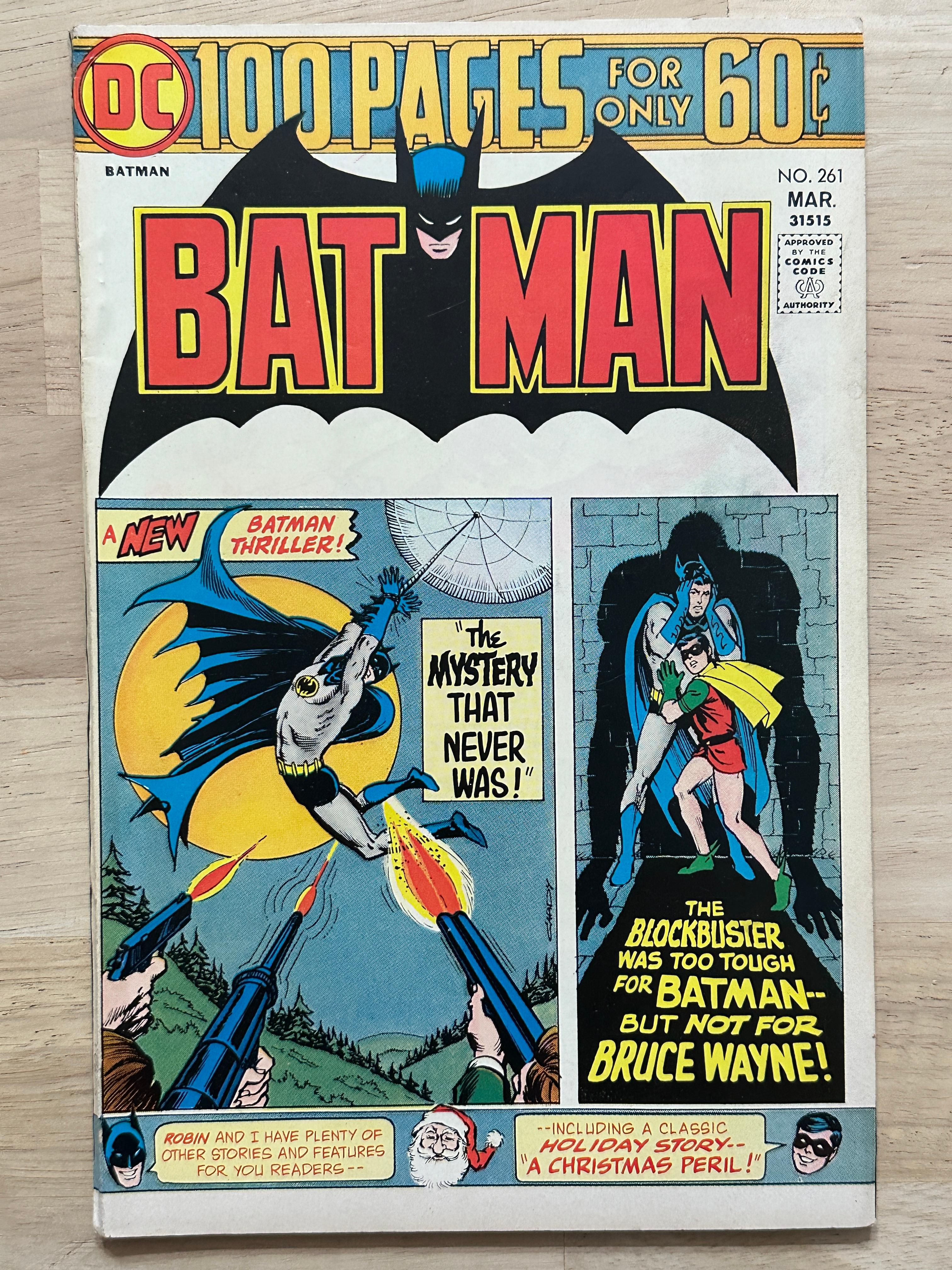 (6) Vintage DC Batman Comics