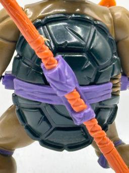 1990 TMNT/Teenage Mutant Ninja Turtles Donatello with Storage Shell Action Figure