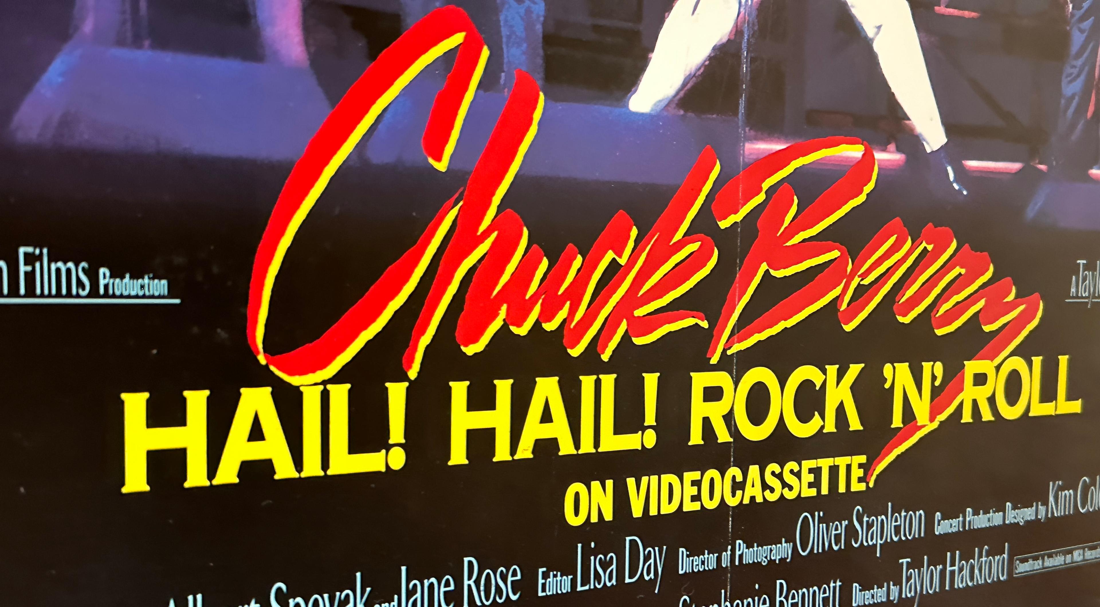 1988 Hail! Hail! Rock 'N' Roll Movie Poster